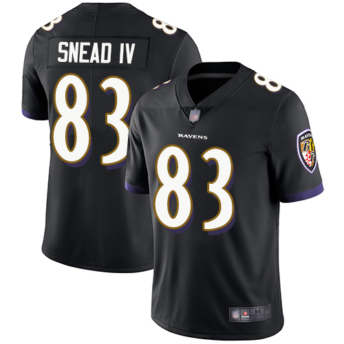 Baltimore Ravens Limited Black Men Willie Snead IV Alternate Jersey NFL Football #83 Vapor Untouchable->women nfl jersey->Women Jersey